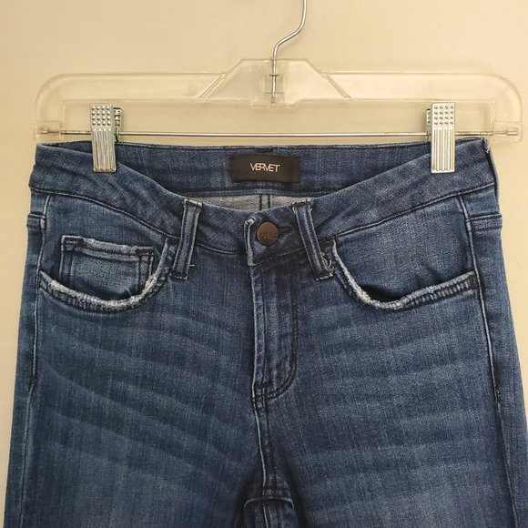 EUC- VERVET by FLYING MONKEY Ankle Skinny womens size 26 jeans - Picture 2 of 4